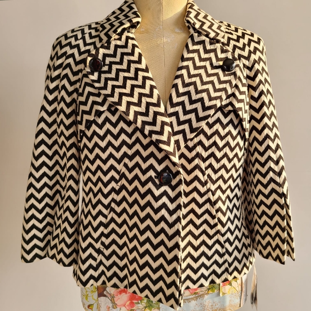 Ninewest Chevron print jacket